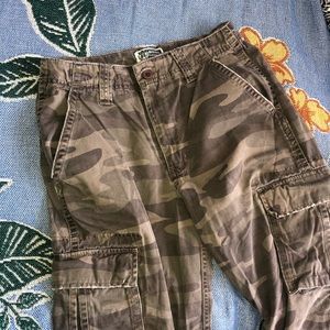 camo cargo pants